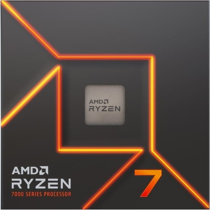 AMD Ryzen 7700 CPU - AMD Ryzen 7 8-core Socket AM5 5.3GHz Processor 100-100000592BOX