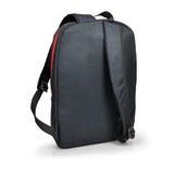 Port Designs Portland Backpack Black and Red Linen and Polyester 105330