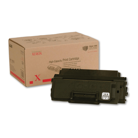 Xerox Phaser 3450 Black Toner Cartridge 10,000 Pages Original 106R00688 Single-pack