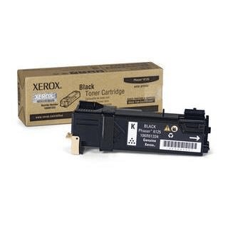 Xerox Phaser 6125 Black Toner Cartridge 2,000 Pages Original 106R01338 Single-pack