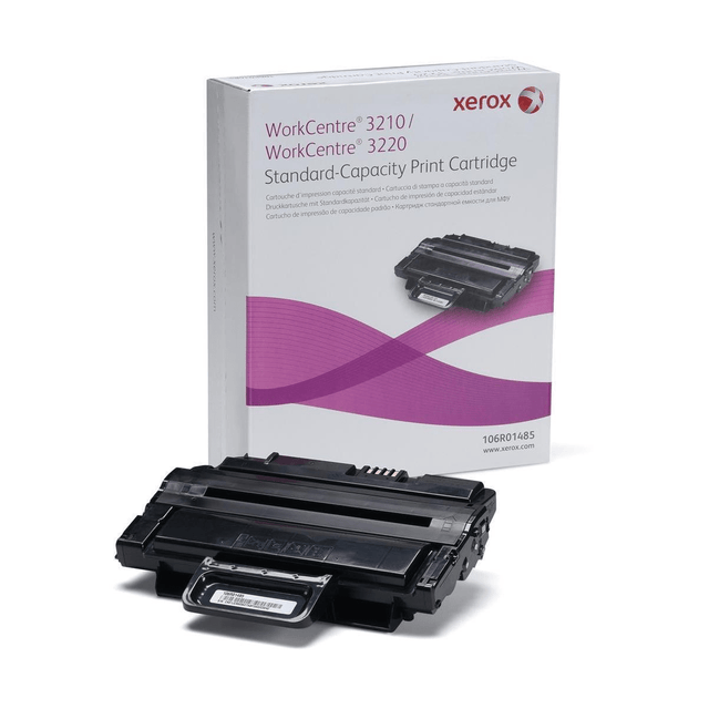 Xerox WorkCentre 3210 3220 Black Toner Cartridge 2,000 Pages Original 106R01485 Single-pack