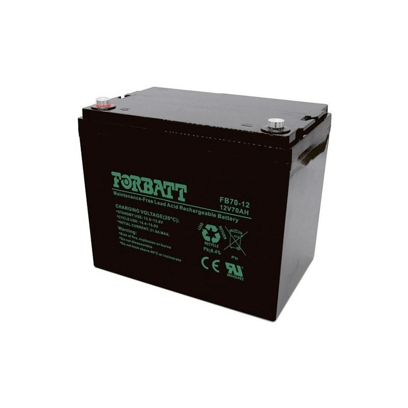 Forbatt 12V 70AH AGM Battery 12-70AGM