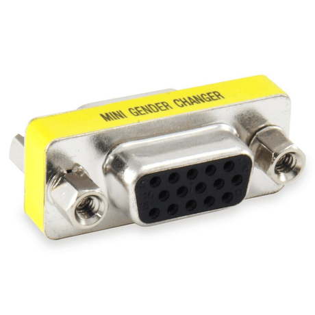 Equip HD15 VGA Gender Changer Coupler Female to Female 124321