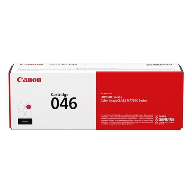 Canon 046 Magenta Toner Cartridge 2,300 Pages Original 1248C002 Single-pack