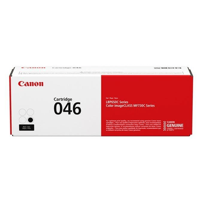 Canon 046 Black Toner Cartridge 2,200 Pages Original 1250C002 Single-pack