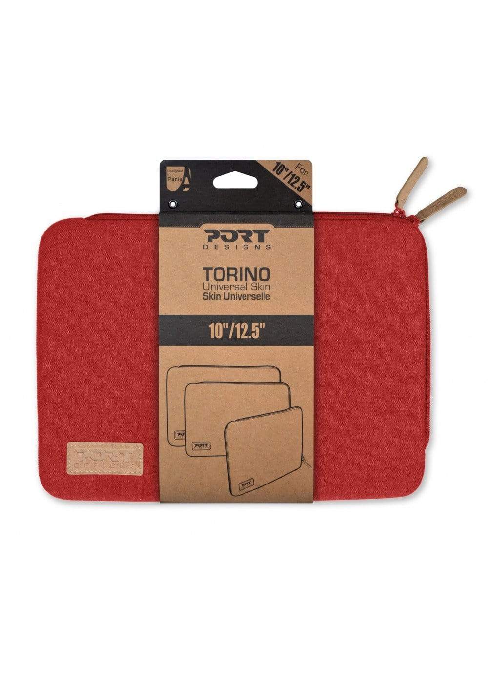 Port Designs Torino Notebook Case 12.5-inch Sleeve Case Red