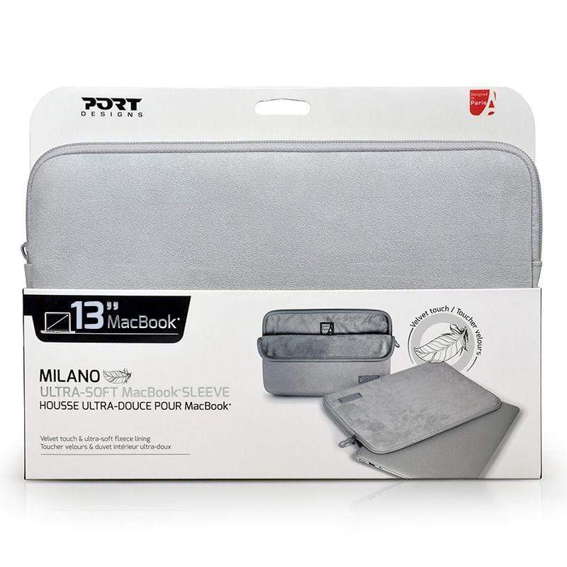 Port Designs Milano Notebook Case 13-inch Sleeve Silver 140711