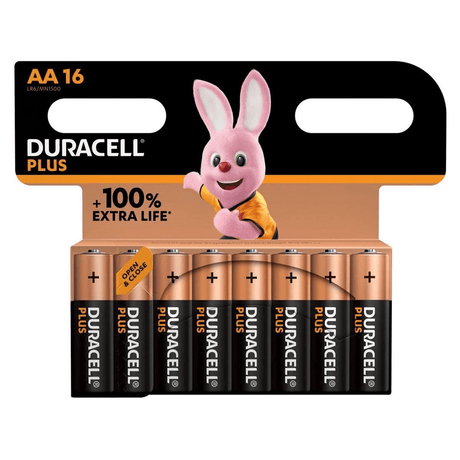 Duracell Plus AA Alkaline Batteries 16-pack 141032