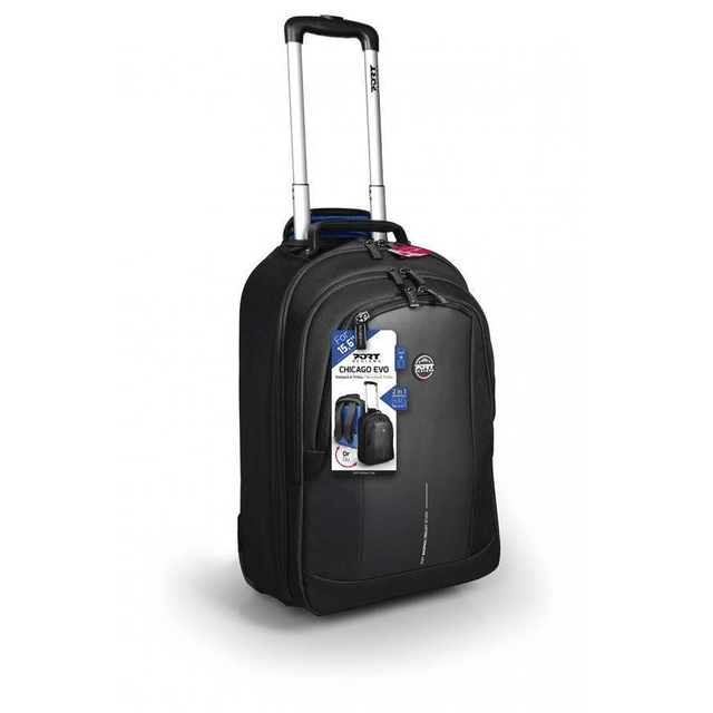 Port Designs CHICAGO EVO Notebook Case 15.6-inch Trolley Case Black