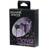 Manhattan Nova Headset In-ear Black and Purple 178877