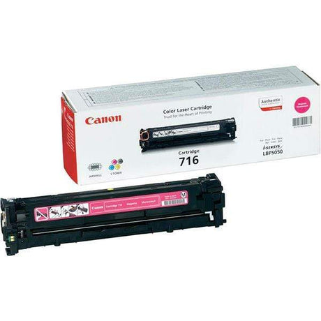 Canon 716 M Magenta Toner Cartridge 1,500 Pages Original 1978B002 Single-pack