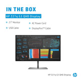 HP Z27q G3 27-inch 2560 x 1440p QHD 16:9 60Hz 5ms LED Monitor 1C4Z7AA