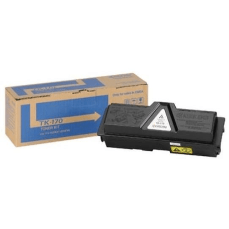 Kyocera TK-170 Black Toner Kit Cartridge 7,200 Pages Original 1T02LZ0NLC Single-pack