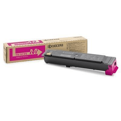 Kyocera TK-5195M Magenta Toner Kit Cartridge 7,000 Pages Original 1T02R4BNL0 Single-pack