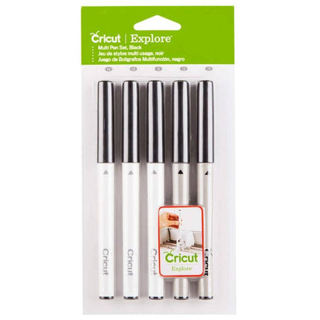 Cricut Explore/Maker Multi-Size Pen Set 5-pack Black 2002948