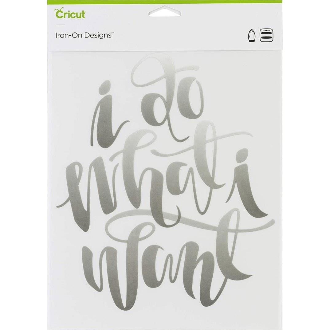 Cricut Iron-on Designs 21x30cm 1-sheet Do What I Want 2004825