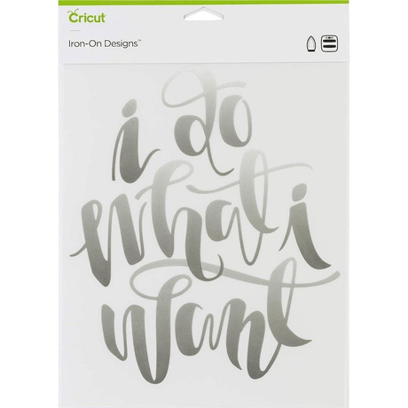 Cricut Iron-on Designs 21x30cm 1-sheet Do What I Want 2004825