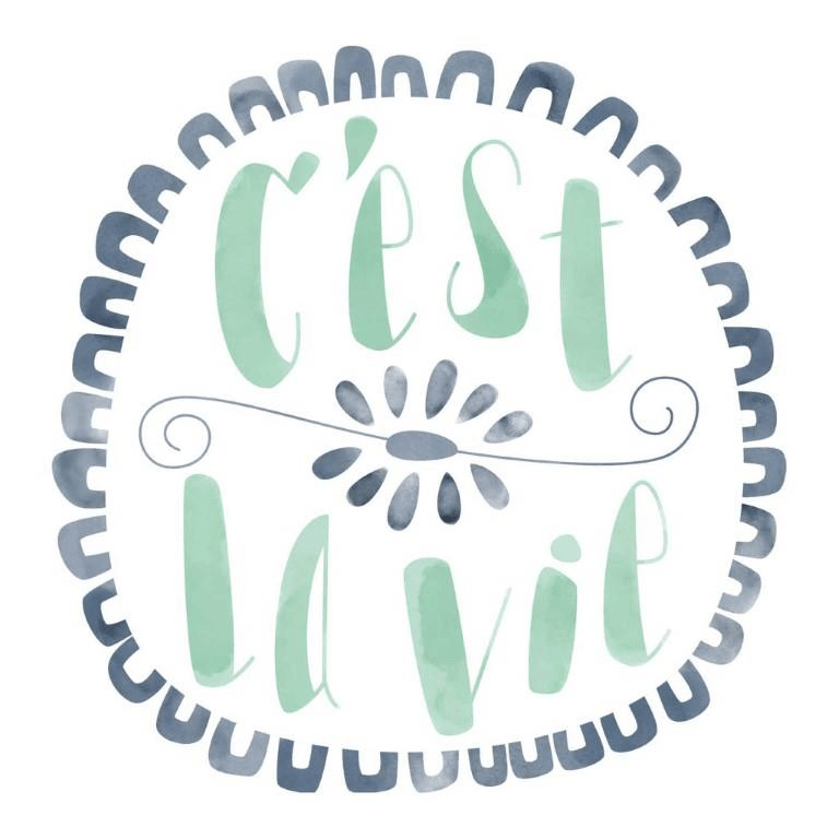 Cricut Iron-On Designs 1-sheet Large C'est La Vie 2004946