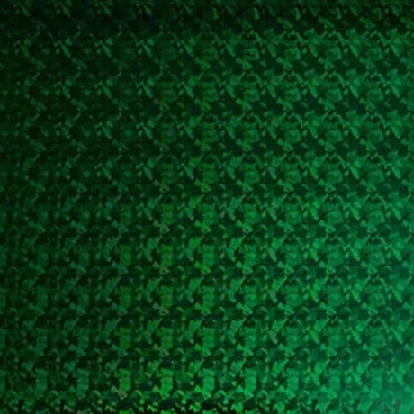 Cricut Premium Vinyl Permanent Holographic Crystals 30.5x122cm Green 2006534