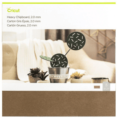 Cricut 5-Pack Heavy Chipboard 27.9x27.9cm 200776