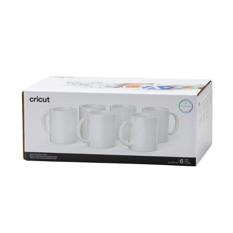 Cricut 350ml 6-pack Ceramic Mug White 2008942