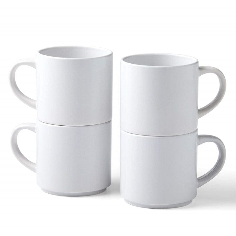 Cricut 4-pack 295ml Stack Ceramic Mugs Blank White 2009392