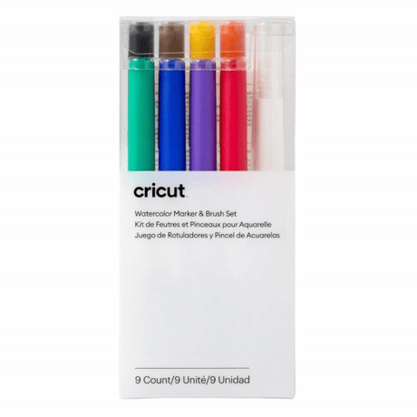 Cricut 9-pack Watercolor Markers and Brush Set 2009979