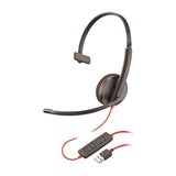 Poly Blackwire C3210 Wired Monaural USB-A Headset 209744-201