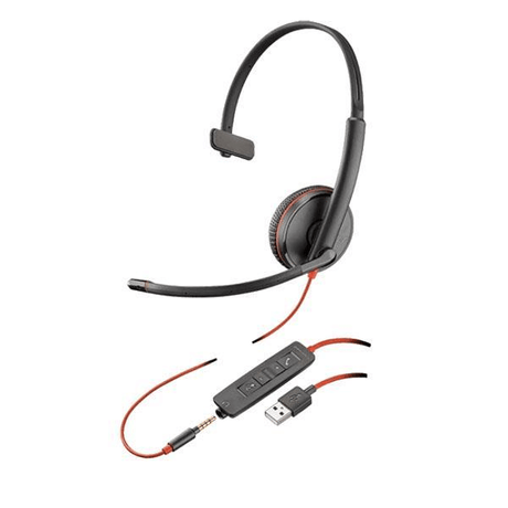 Poly Blackwire C3215 Mono USB Headset 209746-22