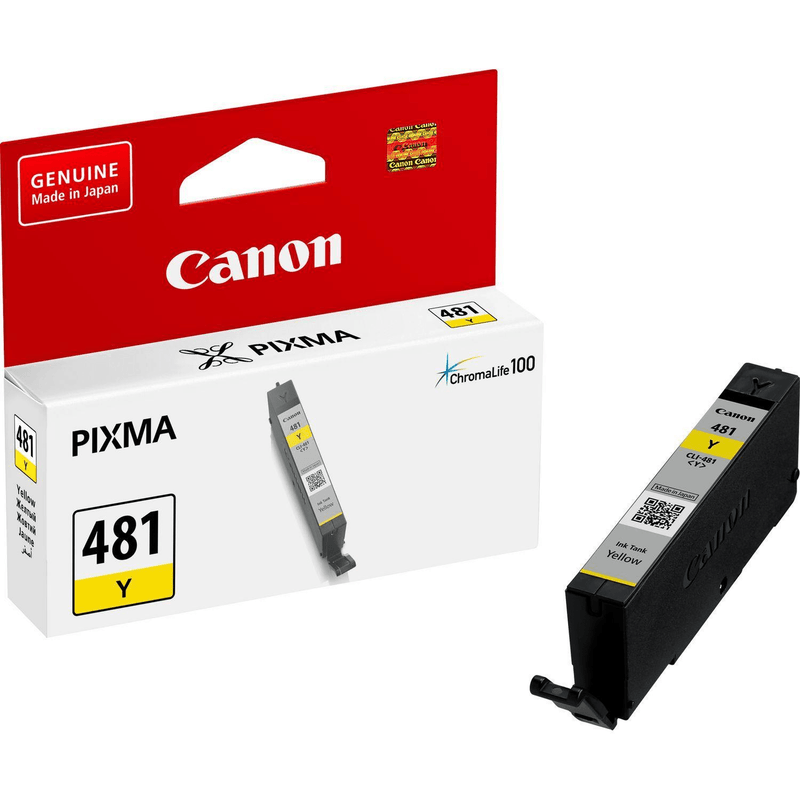 Canon CLI-481Y Yellow Printer Ink Cartridge Original 2100C001 Single-pack