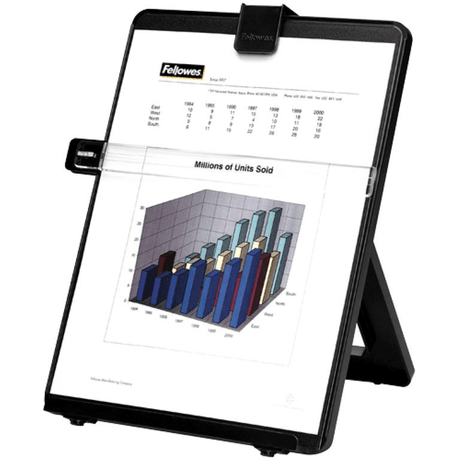 Fellowes Non-Magnetic Copyholder Letter, Black 21106