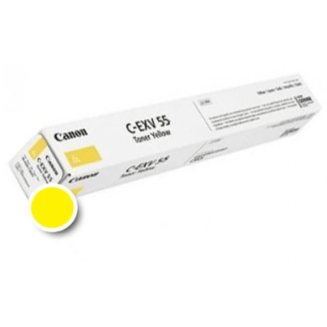 Canon C-EXV 55 Y Yellow Toner Cartridge 23,000 Pages Original 2185C002 Single-pack