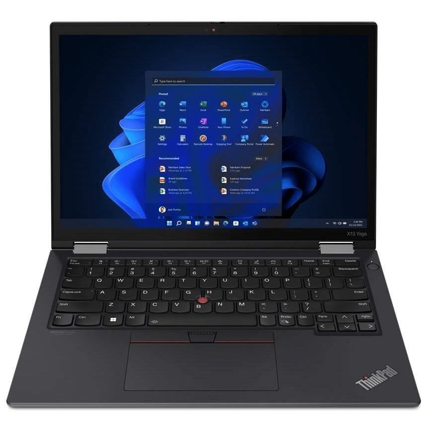 Lenovo ThinkPad X13 Yoga 13.3-inch WUXGA 2-in-1 Laptop - Intel Core i5-1235U 512GB SSD 8GB RAM Windows 11 Pro 21AW000AZA