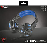 Trust GXT 350 RADIUS 7.1 Headset Head-band Black and Blue 22052