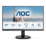 AOC 24B3HM 23.8-inch FHD 1920 x 1080p 16:9 75hz 5ms VA LED Monitor