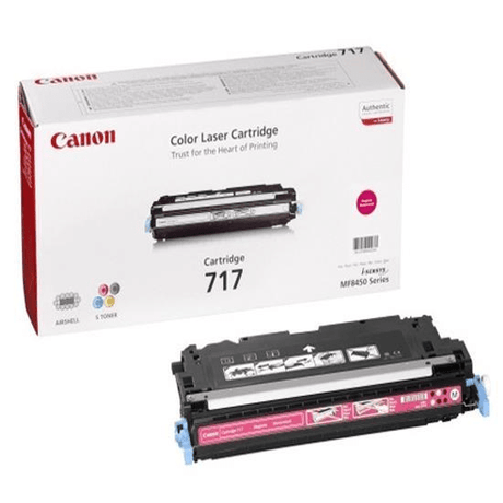 Canon 717 M Magenta Toner Cartridge 4,000 Pages Original 2576B002 Single-pack