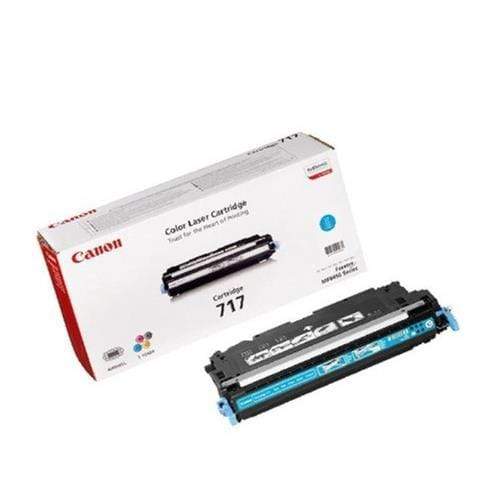 Canon 717 C Cyan Toner Cartridge 4,000 Pages Original 2577B002 Single-pack