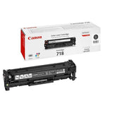 Canon CRG-718 BK Black Toner Cartridge 3,400 Pages Original 2662B002 Single-pack