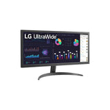 LG 26WQ500-B 25.7-inch 2560 x 1080p UWFHD 21:9 75Hz 5ms IPS LCD Monitor 26WQ500-B