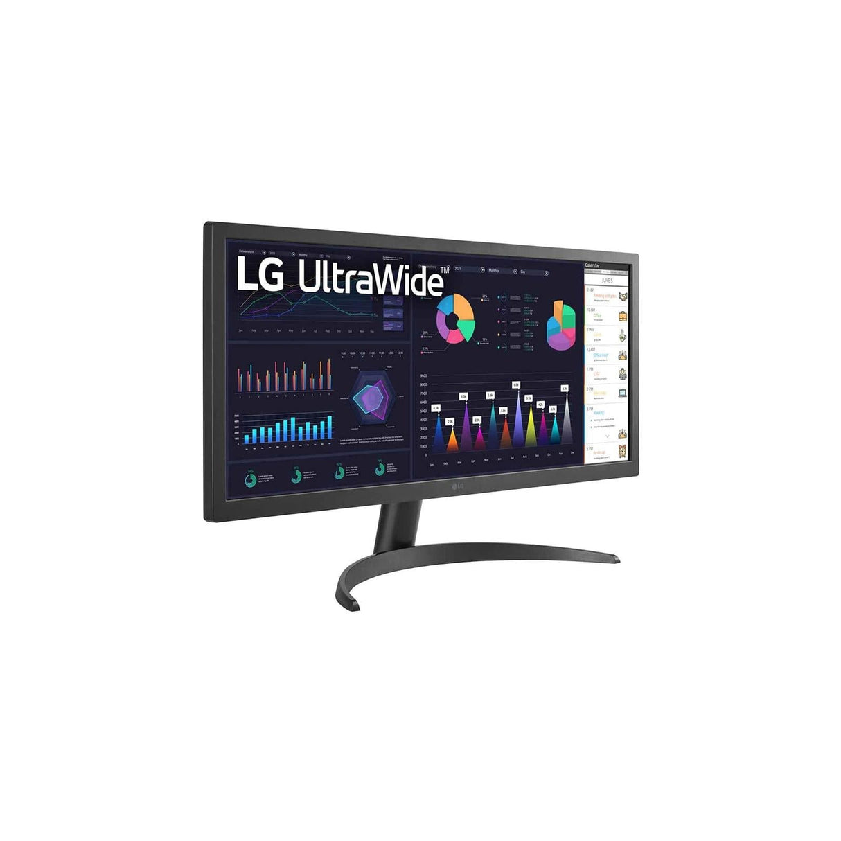 LG 26WQ500-B 25.7-inch 2560 x 1080p UWFHD 21:9 75Hz 5ms IPS LCD Monitor 26WQ500-B