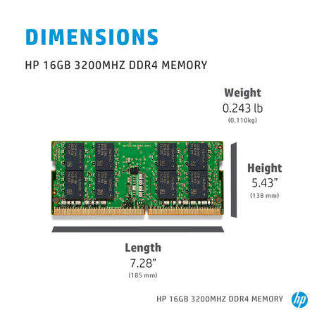 HP 286H8AA memory module 8 GB 1 x 8 GB DDR4 3200 MHz