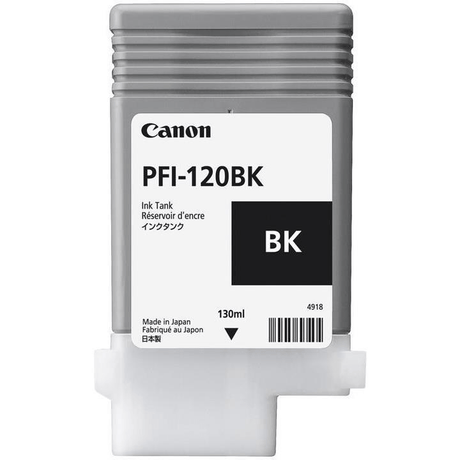 Canon PFI-120BK Black Printer Ink Cartridge Original 2885C001 Single-pack