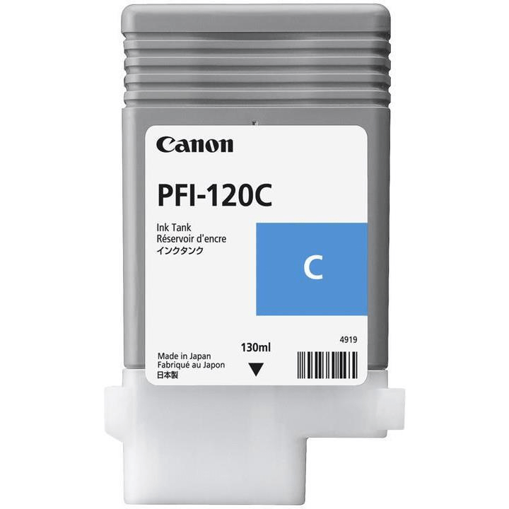 Canon PFI-120C Cyan Printer Ink Cartridge Original 2886C001 Single-pack