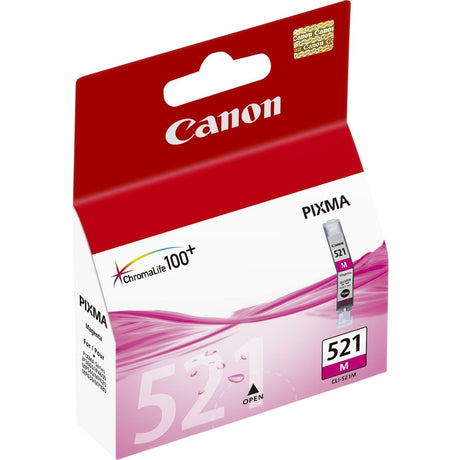 Canon CLI-521 Magenta Printer Ink Cartridge Original 2935B001 Single-pack