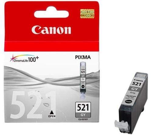 Canon CLI-521GY Grey Printer Ink Cartridge Original 2937B004 Single-pack