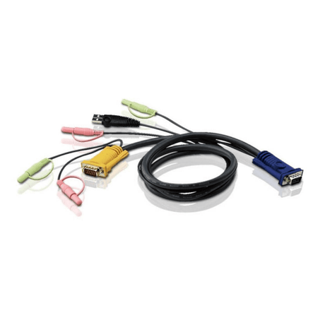 ATEN 2L-5303U USB KVM Cable with 3 in 1 SPHD and Audio 3m