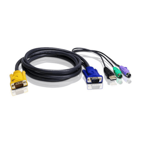 ATEN 2L-5303UP PS/2-USB KVM Cable 3m