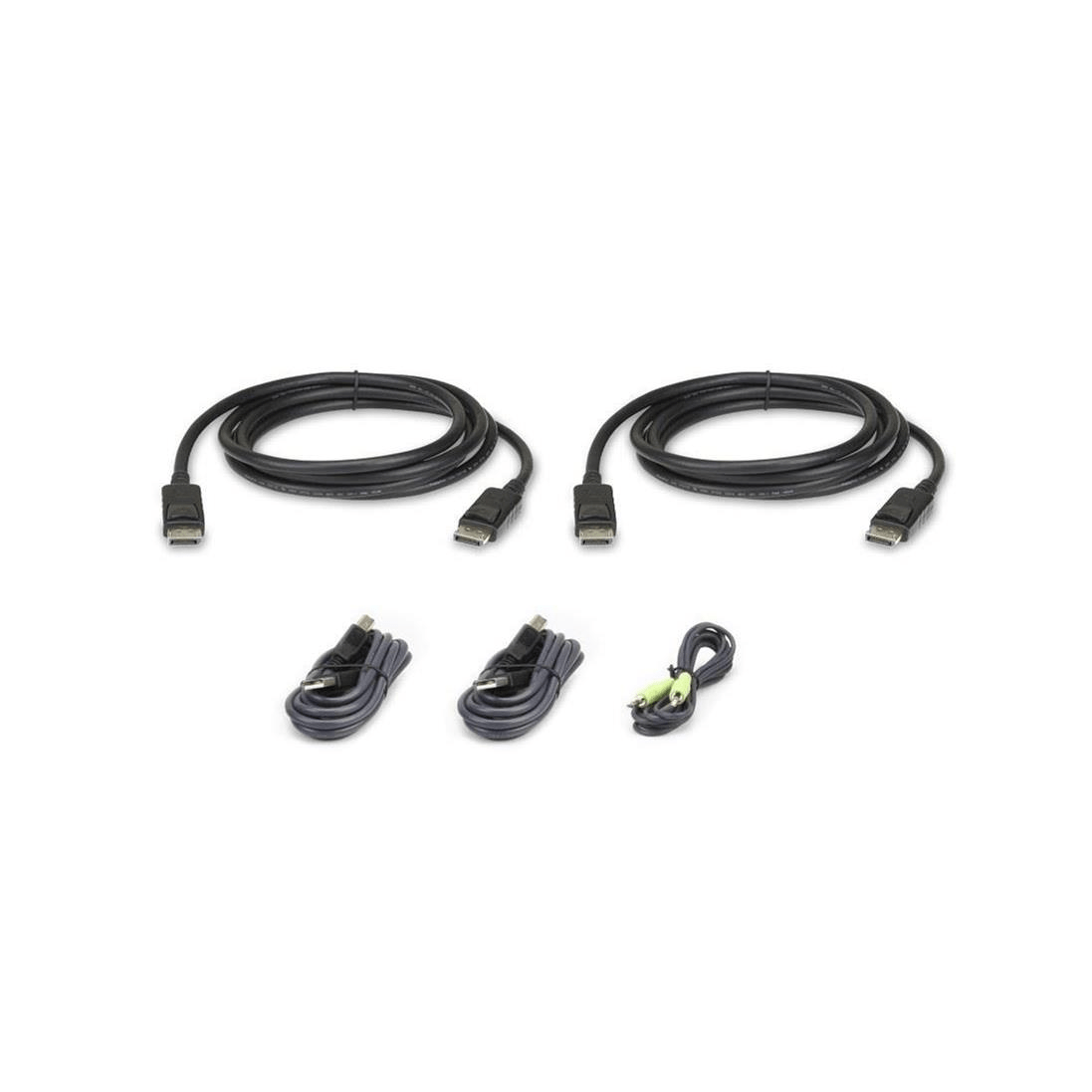 ATEN 2L-7D02UDPX5 USB DisplayPort Dual Display Secure KVM Cable Kit 1.8m