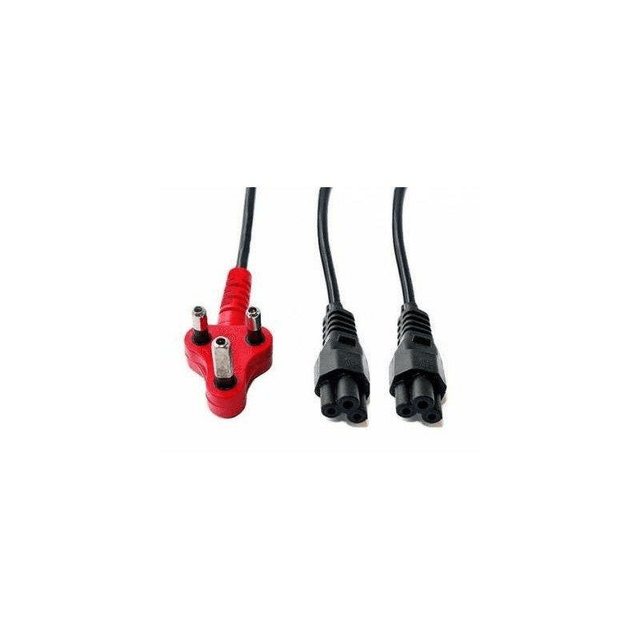 Mecer 1.8m Dedicated 2x Clover Power Cable 2x CLOVER POWER CABLE