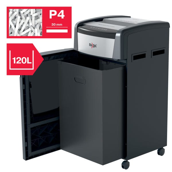 Rexel Momentum Extra XP426+ Jam Free Cross Cut Paper P4 Shredder 301037